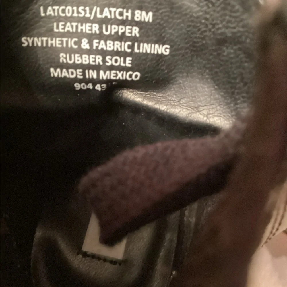 Steve Madden Black Leather High Heel Boots size 8